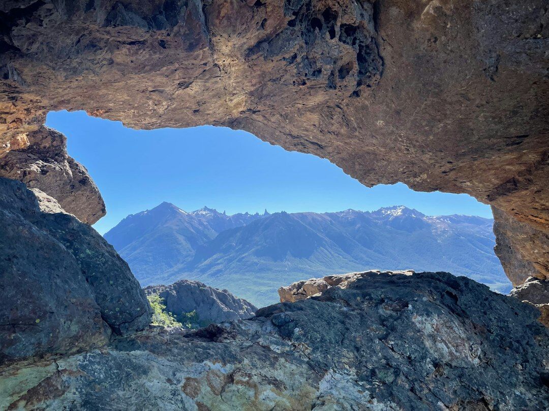 alpine cave entrance